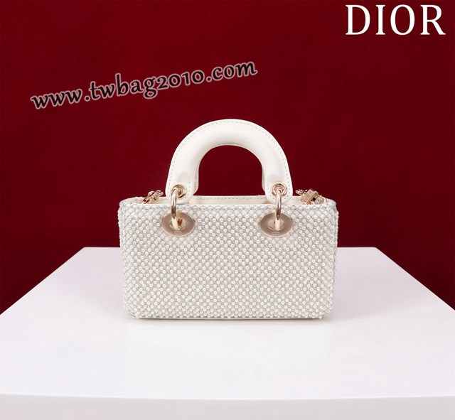 Dior专柜新款迪奥顶级原单超迷你刺绣珠片lady d-joy-micro djfk1054